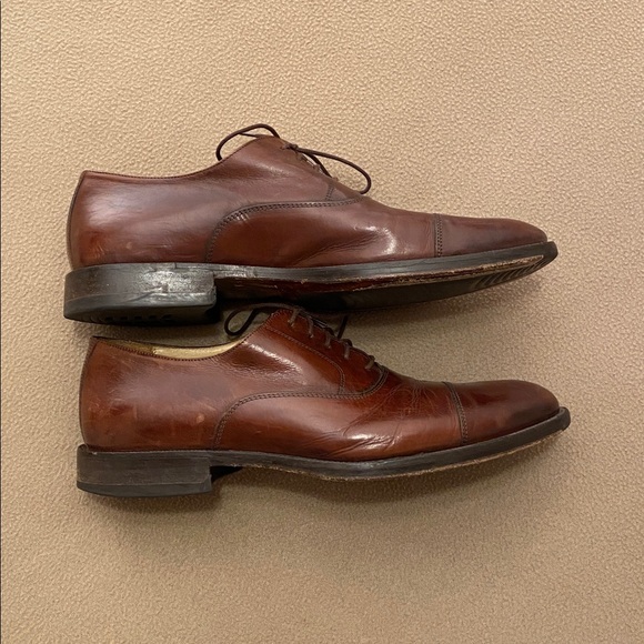 Johnston & Murphy Signature Series Cap Toe Dress Shoes. Men's 9.5. - Picture 3 of 8